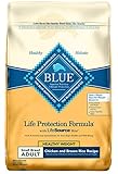 BLUE Life Protection Formula Adult Small Breed Healthy Weight Chicken and Brown Rice  Dry Dog Food 15-lb