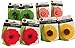 Charles Viancin, Set of 8, Floral Bottle Stopper: Hibiscus, Sunflower, Poppy, Grape, Assorted