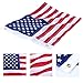 Amarine Made 12x18 Inch Yacht Boat Ensign Nautical US American Flag With Sewn Stripes and Embroidered Stars -45CM(18Inch)*30CM（12Inch）For Boat, yacht, Workplace,Home, Business & Outdoor Use