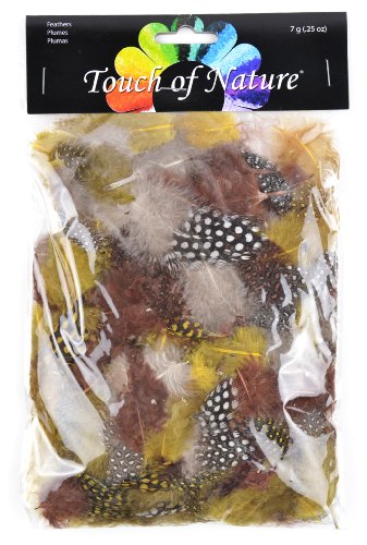 Touch of nature dyed guinea feathers for arts and craft…