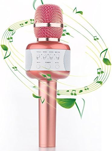 Mosotech Magic Karaoke Microphone, Portable Karaoke player, Wireless Microphone built in speaker, Home Mini KTV Mic Singing Recorder, Bluetooth Microphone Karaoke for Apple Samsung iPhone Smart Phone