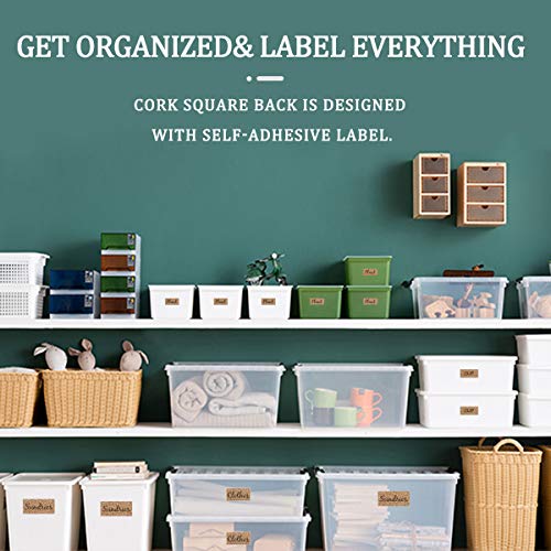 50 Stücke selbstklebende Kork-Quadrate,4"x 4" quadratische Kork-Untersetzer Selbstklebende Korkplatten für Untersetzer und Bastelarbeiten – Bild 5