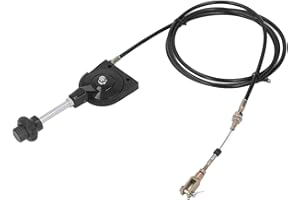 YUJNCOSM Excavator Throttle Cable, 11.5ft/3.5m Manual Throttle Control Cable Manual Flexible Throttle Wire kit for EX230, Motor Control Heavy Equipment Parts Accessories