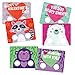 Peaceable Kingdom Valentines 28 Finger Puppet Cute Animal Cards with Envelopes
