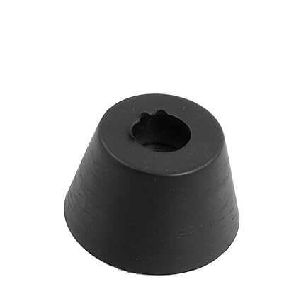 Conical Shape Furniture Table Chair Leg Tips End Caps Foot Pads 49x32x29mm