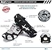 ICETRAX V3 HEX Winter Ice Grips for Shoes and Boots - Ice Cleats for Snow and Ice, StayON Toe, Reflective Heel (L/XL (Men: 9.5-13/ Women: 11+))