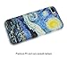 YunMonster Clouds Compatible iPhone 7 Plus Case/iPhone 8 Plus Case [Famous Paiting Series] Smooth Premium Durable Hard PC Funny 3D Flowing Oil Painting case-The Starry Night Van Gogh for iPhone