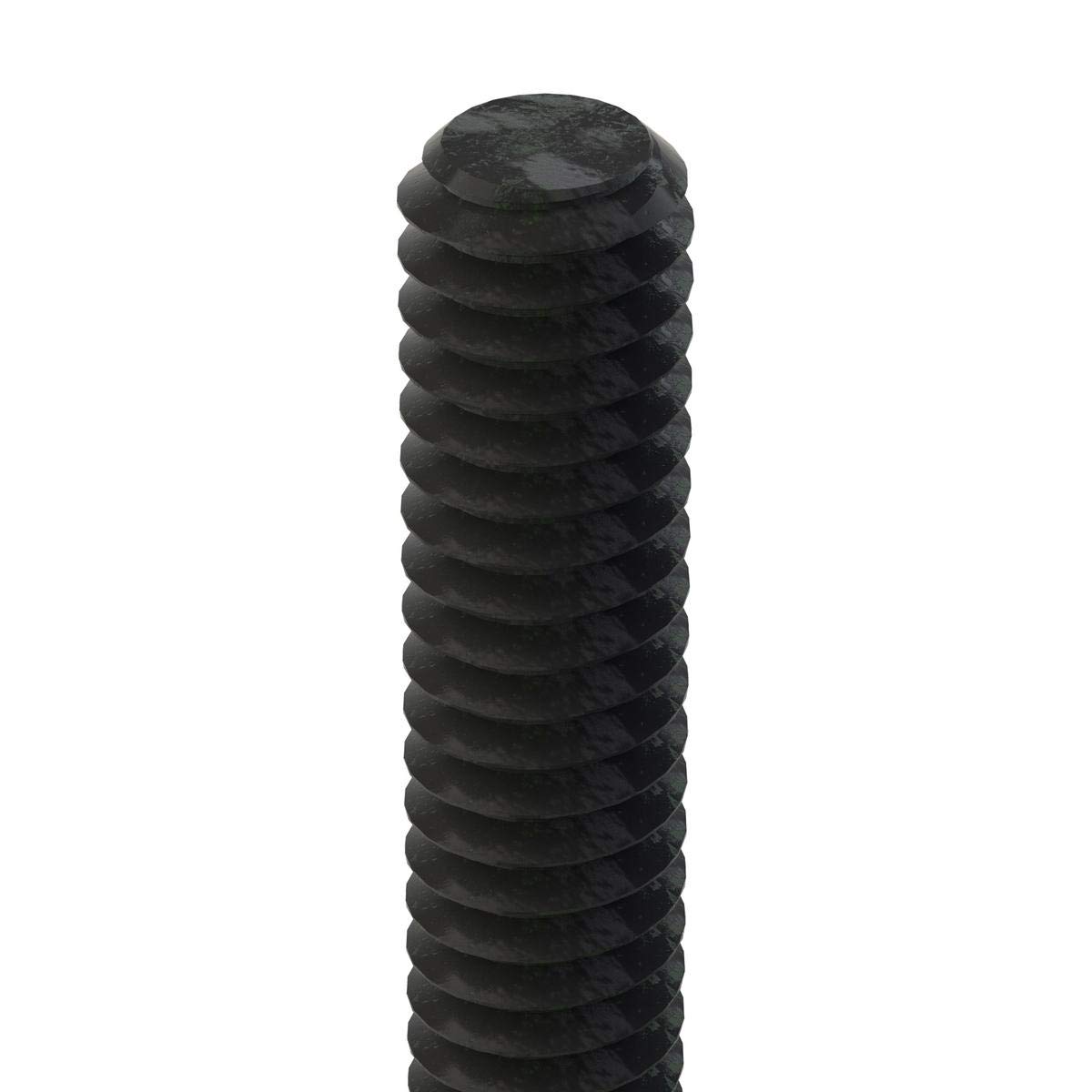 MediumStrength Threaded Rod, Grade B7 BlackOxide Steel, 1/2"13