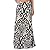 TOPUNDER Vintage Long Maxi Skirt for Womens Coral Print High Waist Skater Skirts Ladies