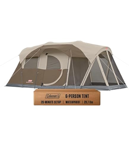 Amazon.com : Coleman Montana 8-Person Camping Tent with Rainfly