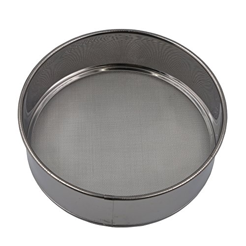 LOVEDAY Professional Round Stainless Steel Flour Sieve Powder 40 Mesh Sieve -15CM (6 Inch, 18/8 Steel) - Thumbnail 3