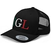 RIVEMUG JGL Tri Color Embroidered Trucker Hat Chapo Guzman Chapito 701 Snapback Hat Adjustable Cap