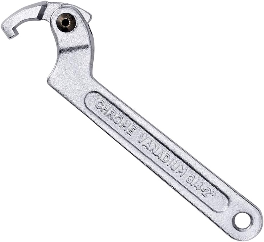 Amazon AmzBarley フックレンチ 1951mm 調節式 回転ナット ロックナットレンチ 車高調レンチ サスペンション 駆動