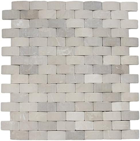 3D Arch Tan Stone Tile 1 Piece