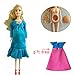 Blue Real Pregnant Doll Suits Mom Doll Have a Baby In Her Tummy For Barbie dolls