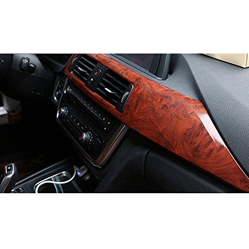 HOHO] High Glossy Wood Grain Vinyl Sticker Car Home Decal Wrap Roll Film (124cm50cm) - Thumbnail 2
