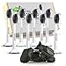 Geckone Sonicare Toothbrush Heads, 8-Pack, Bamboo Charcoal Infused Bristles, Individual Caps Included, Premium Replacement Brush Heads Compatible with Philips Sonicare