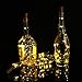 HAOSEE 20 Pack 20 Led Wine Bottle Lights with Cork,6.6ft Silver Wire Warm White Cork Lights Battery Operated Fairy Mini String Lights for Wine Liquor Bottles Wedding Party Christmas Decor