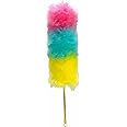 Kitchen + Home Large Static Duster - 27" Inch Electrostatic Feather Duster attracts dust Like a Magnet! - Cotton Candy