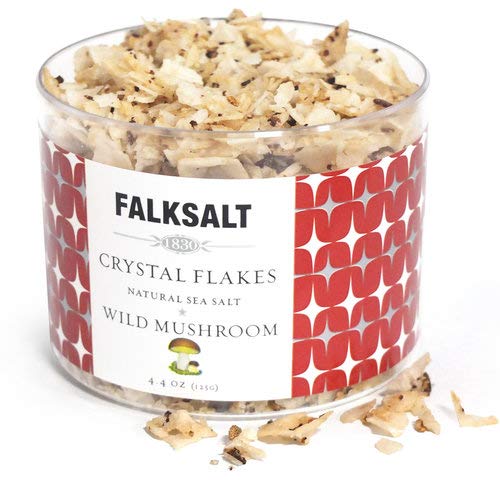 FALKSALT Wild Mushroom (Porcini) Sea Salt Flakes 9 Options - 4.4oz Great for Meat, Poultry, Seafood, Veggies. Use to Marinate or Premium Finishing Salt - Thumbnail 6