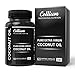 FLASH SALE - Coconut Oil Softgel Capsules Supplement - IMPROVE Cholesterol Levels | INCREASE Energy & REVITALIZE Hair ,Skin & Nails - Extra Virgin | Unrefined and Rich in MCT s Vitamin