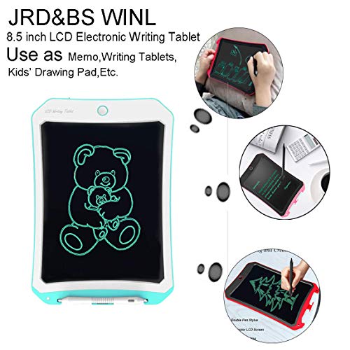JRD&BS WINL 8.5" Drawing Pads for Kid,3-12 Yr Children's Drawing Toys,Portable Reusable Erasable Writer,Elder Message Board,Digital Handwriting Pad Doodle Board for School for 8-18 Yr Old Boys Blue D - Thumbnail 7