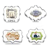 Wocuz Frame Shapes Stainless Steel Cookie Cutter