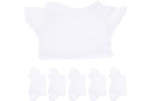 UPKOCH 6pcs Bear Clothes T Shirt for 8 Inch Plush Bear, Classical Round Neck Doll Shirt, Soft Cotton Cloth, for 20cm Stuffed 
