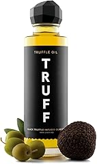 TRUFF Black Truffle Oil - Black Truffle Infused Olive Oil - Gourmet Dressing, Seasoning, Marinade, or Drizzle, Non-GMO, Glute