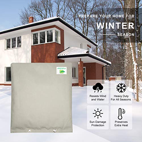 Backflow Preventer Insulation Covers Pipe Freeze Protection Cover for Winter Water Sprinkler Valve Preventer Insulated Pouch 17 x 21 inch