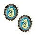 Aqua Mermaid Cameo Single Flare Plug 2G-1