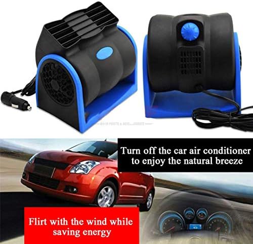車のファン 車の冷却ファン車の空気サーキュレーターブレードレスファン12v速度低ノイズポータブル卓上クーラートラックrv Suv用のシガーライターまたは時間を楽しむためのボート B07wcdgvm5 3 219円