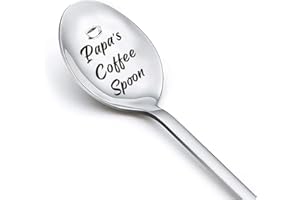 Grandpa Granddad Gifts from Grandchildren Papa Coffee Spoon for Grandpa Dad Coffee Lover Gifts for Men Papa Gifts from Grandk