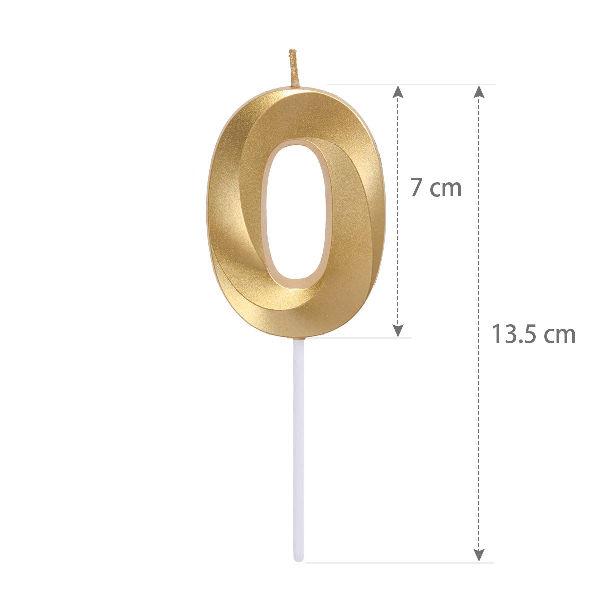 Artículos de fiesta 7cm Fiestas De Jubilación Etc URAQT Velas De