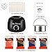 Waxing Kit, MarySun Hair Removal Wax Warmer Hot Wax Melt Heaters for Women Men with 4 Bags of Natural Hard Wax Beans (3.5 oz Each) and 10 Large Wooden Applicator Sticks