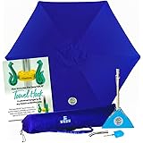 beachBUB ™ All-In-One Beach Umbrella System. Includes 7 ½' (50+ UPF) Umbrella, Oversize Bag, beachBUB ™ Base & Accessory Kit