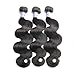 Semmely 8A Brazilian Hair 3 Bundles Body Wave 18 20 22inch Unprocessed Virgin Human Hair Bundles Weave Natural Black Color