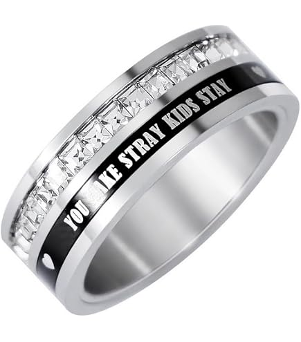 Amazon.com: X9H8N9 Skz Ring Stray Inspired Merch Jewelry Stay Fans