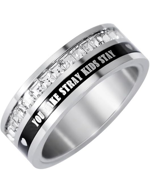 Amazon.com: X9H8N9 Skz Ring Stray Inspired Merch Jewelry Stay Fans