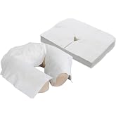 EarthLite Flat Disposable Face Cradle and Headrest Covers &ndash; Medical-Grade, Ultra Soft, Luxurious, Non-Sticking Massage Headrest Covers for Massage Tables &amp; Massage Chairs