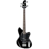 Ibanez Talman TMB30 Bass Guitar - Black | PJ pickup configuration with mahogany body and rosewood fretboard for performance, versatility and practice