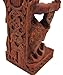 Norse God Freyr Wood Finish Statue Pagan Fertility