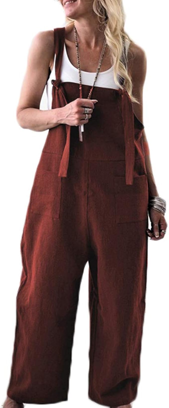 linen overalls amazon