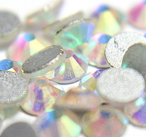 10 Gross Clear AB Flat Back Machine Cut Rhinestones SS6 (2mm) (1440 Pcs)