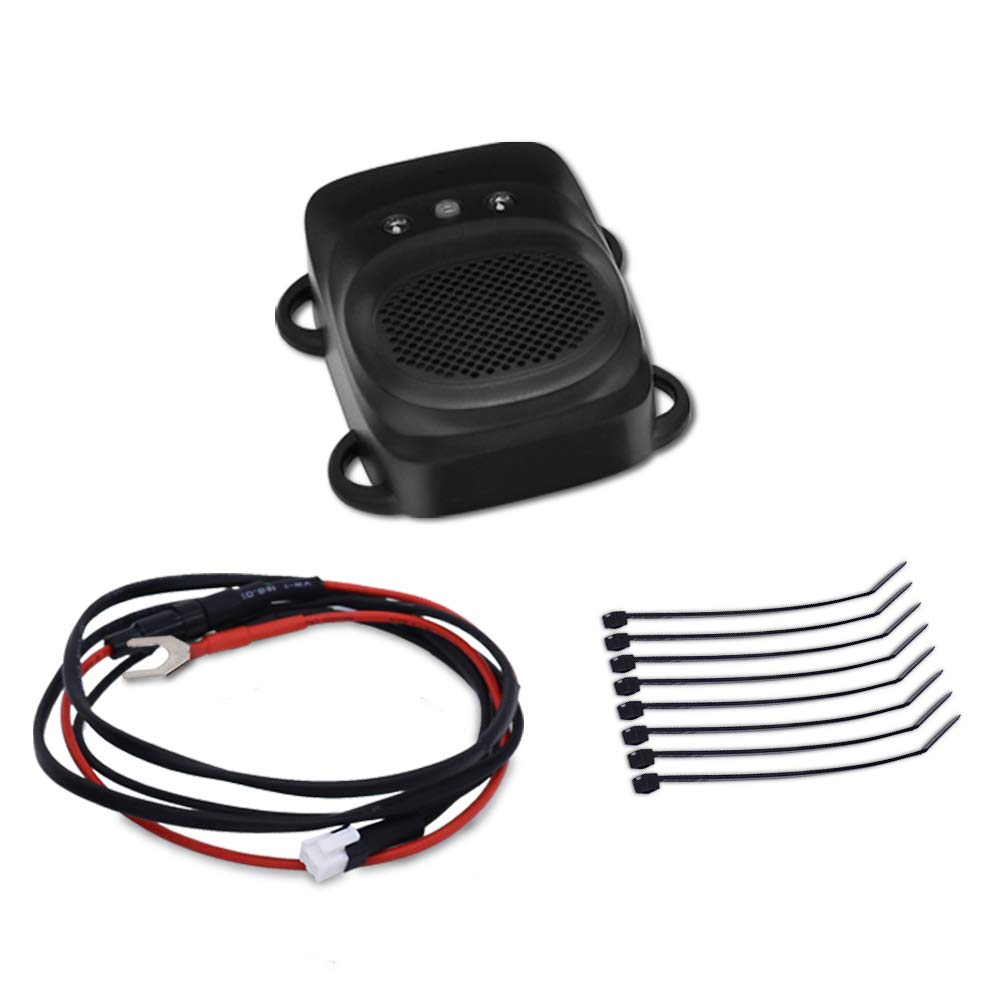 Car Rodent Repellent Ultrasonic Under Hood Animal Repeller Mouse and Rat Deterrent with LED Strobe – Engine Bay Pest Control Device for 12V 24V Vehicle, Automobile, Truck, RV