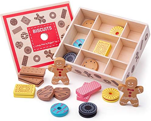 Bigjigs Toys Wooden Biscuit Box 