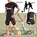 DGXINJUN Football Padded Compression Shirt Men Chest Rib Protector Shoulder Back for Adult Football Baseball Softball Rugby Basketball