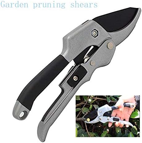 CHNY Power Drive Hand Ratchet Anvil Garden Pruning Shears - 5X More Cutting Than Conventional Garden Tree Clippers Pulleys Labour-Saving Design