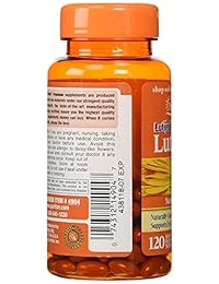 Puritan's Pride - Lote de 2 velas de lutein (20 ml, con zeaxantina 120 (240 en total)