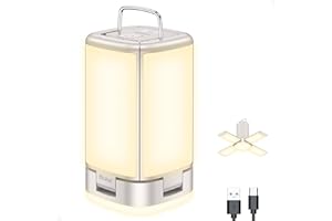 Blukar 116 LED Camping Lantern Rechargeable, 2000L Super Bright Camping Lights Lamp,7 Light Modes, 4800mAh Long Battery Life,